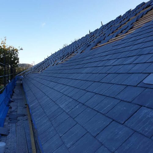 replacing a slate roof